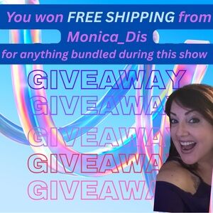 4/12 🎉Monica_Dis Giveaway + Host Sponsored Shipping IN THIS SHOW 🤩